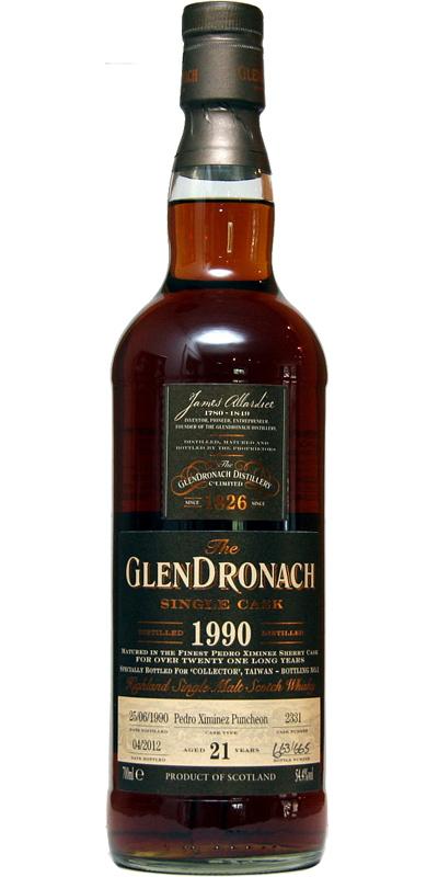 Glendronach 1990  Single Cask