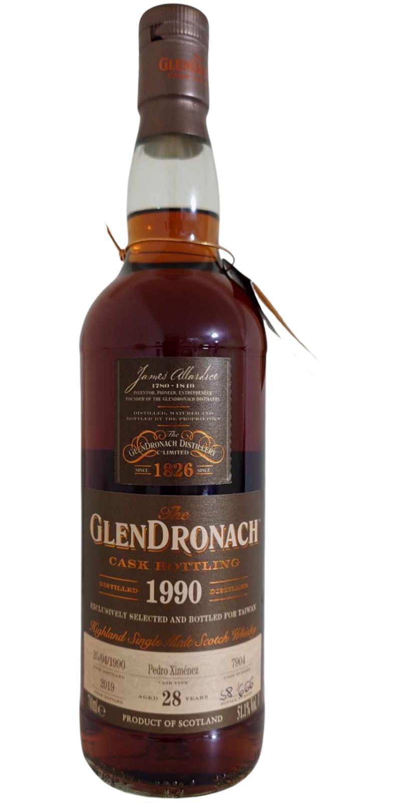 Glendronach 1990  Cask Bottling
