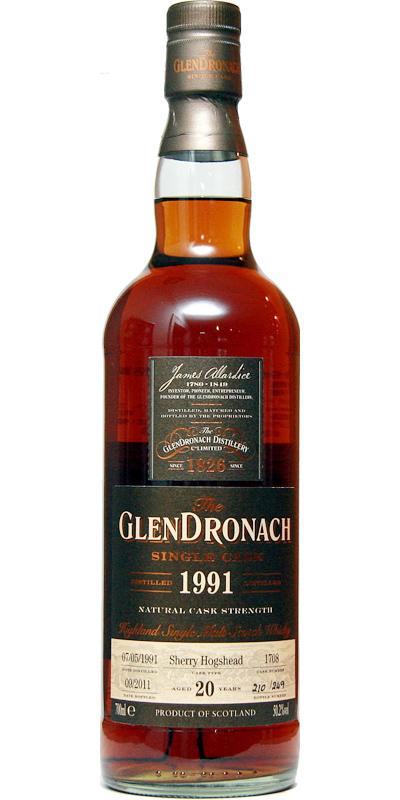 Glendronach 1991  Single Cask