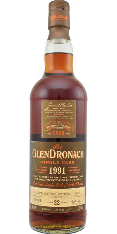 Glendronach 1991  Single Cask - Batch 10