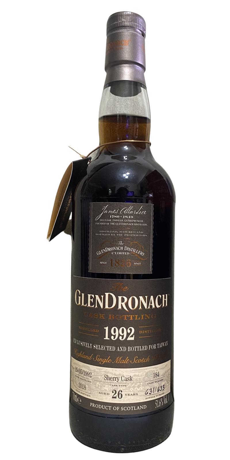 Glendronach 1992  Cask Bottling