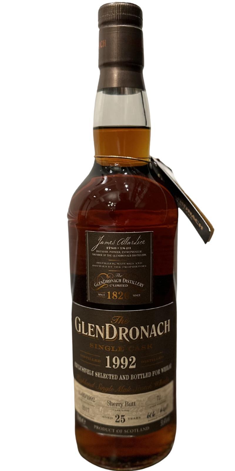 Glendronach 1992  Single Cask