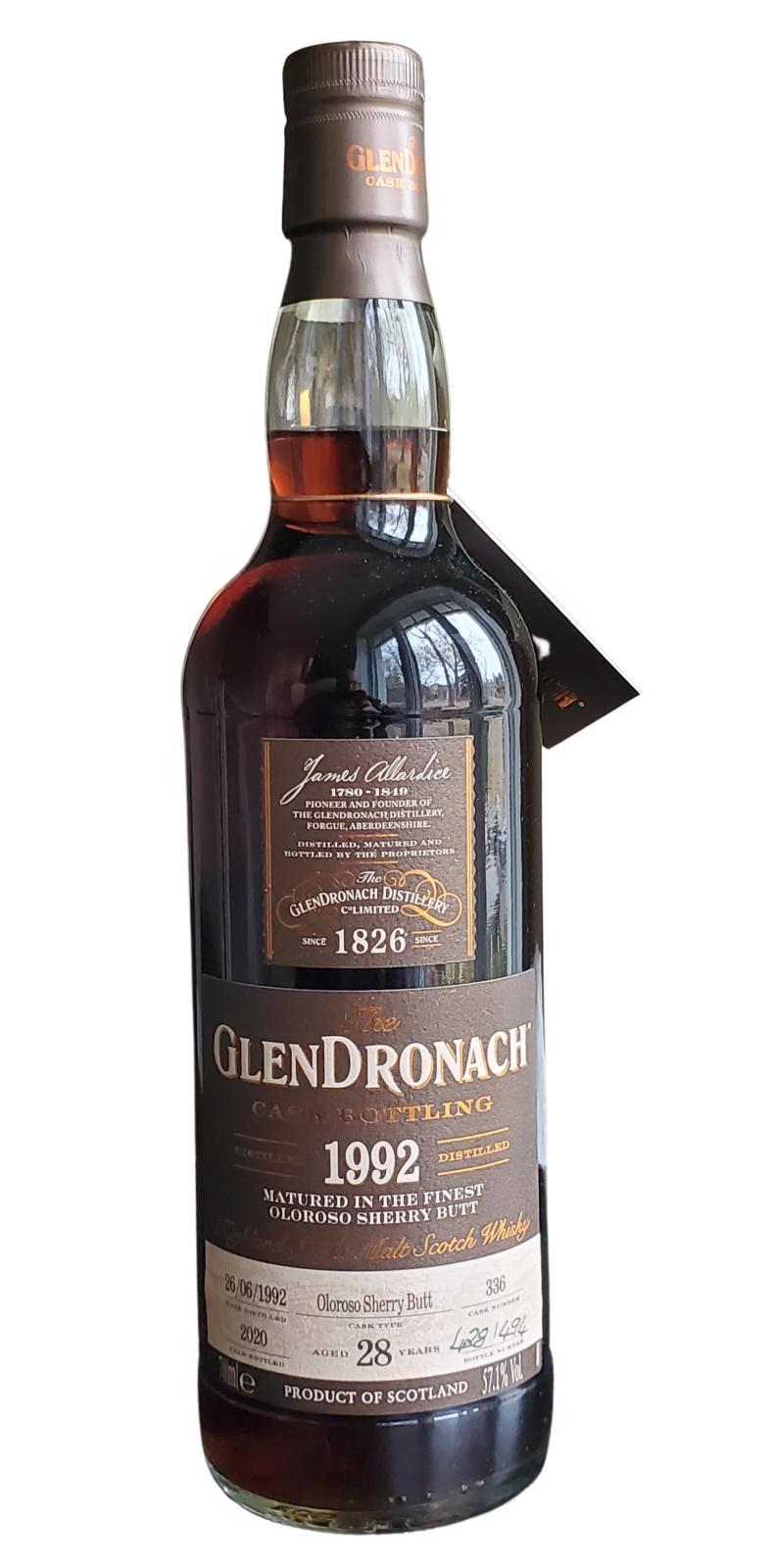 Glendronach 1992  Cask Bottling- Batch 18