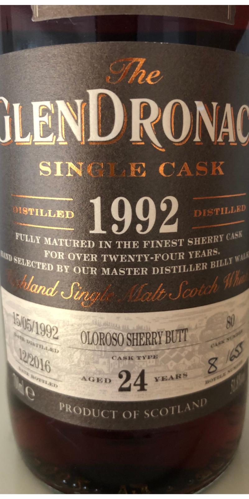 Glendronach 1992  Single Cask