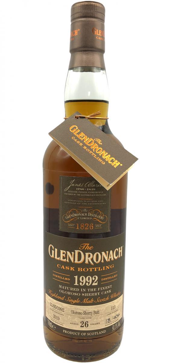 Glendronach 1992  Cask Bottling - Batch 17