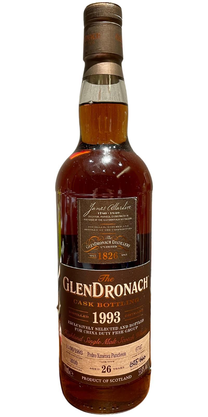 Glendronach 1993  Cask Bottling