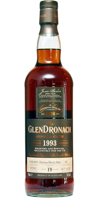 Glendronach 1993  Single Cask