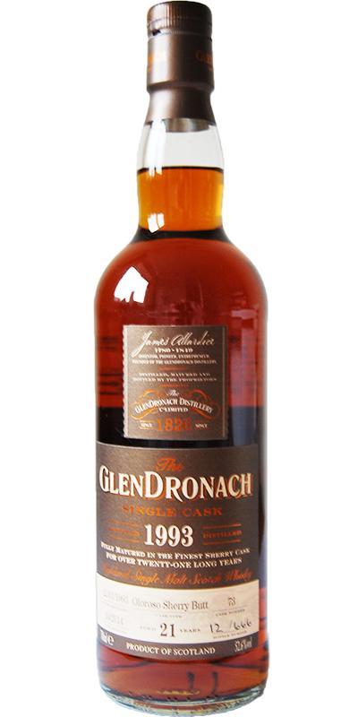 Glendronach 1993  Single Cask