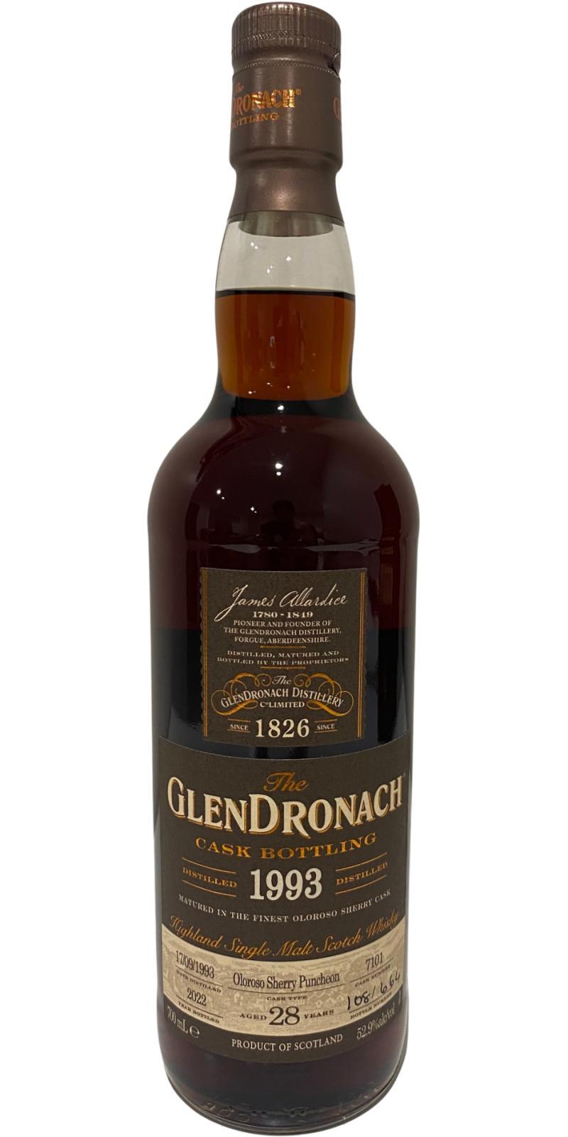 Glendronach 1993  Cask Bottling