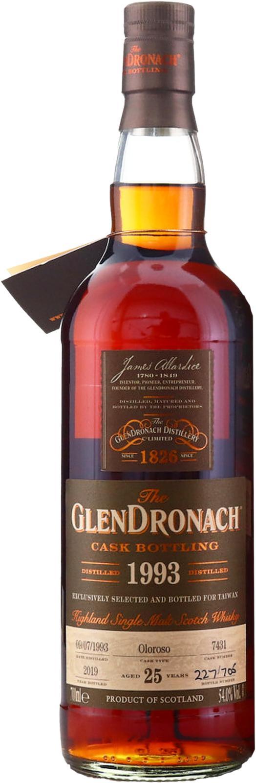 Glendronach 1993  Cask Bottling