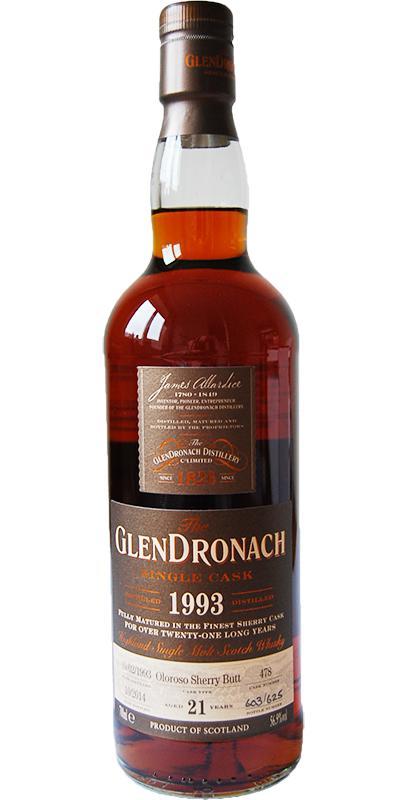Glendronach 1993  Single Cask
