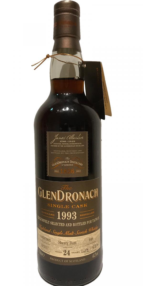 Glendronach 1993  Single Cask