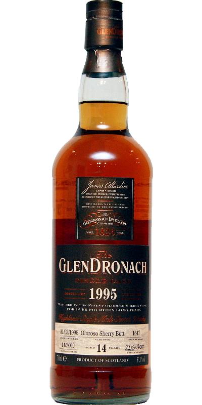 Glendronach 1995  Single Cask