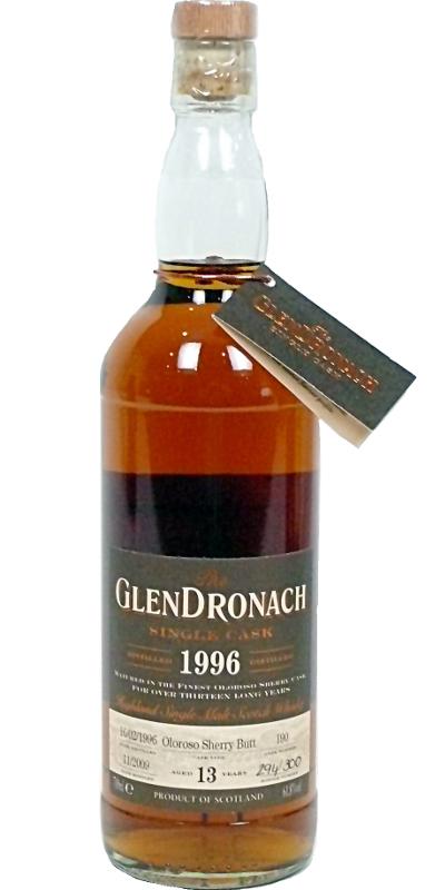 Glendronach 1996  Single Cask