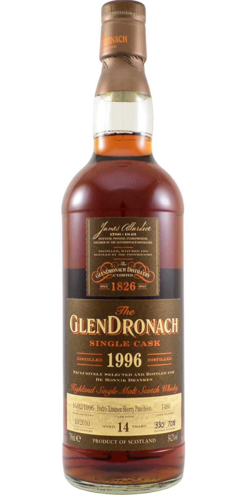 Glendronach 1996  Single Cask