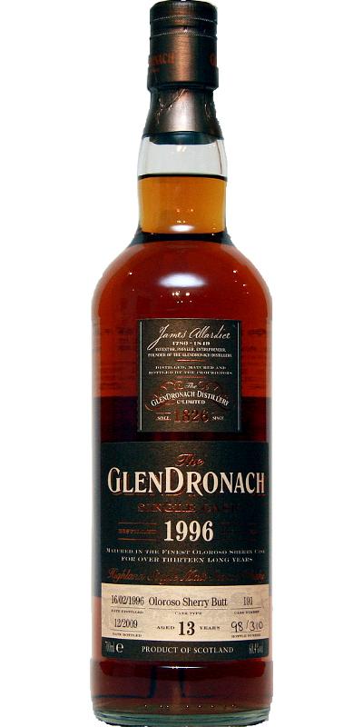 Glendronach 1996  Single Cask