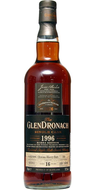 Glendronach 1996  Single Cask