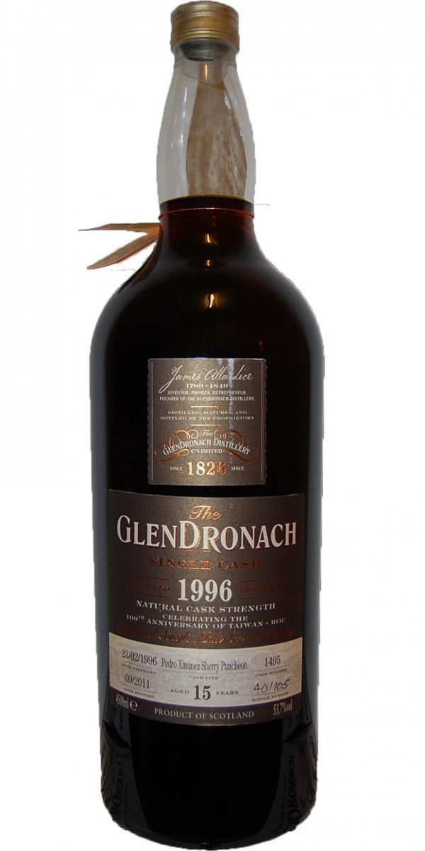 Glendronach 1996  Single Cask - 100th Anniversary of Taiwan - Roc