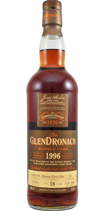 Glendronach 1996  Single Cask - Batch 11
