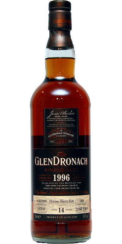 Glendronach 1996  Single Cask