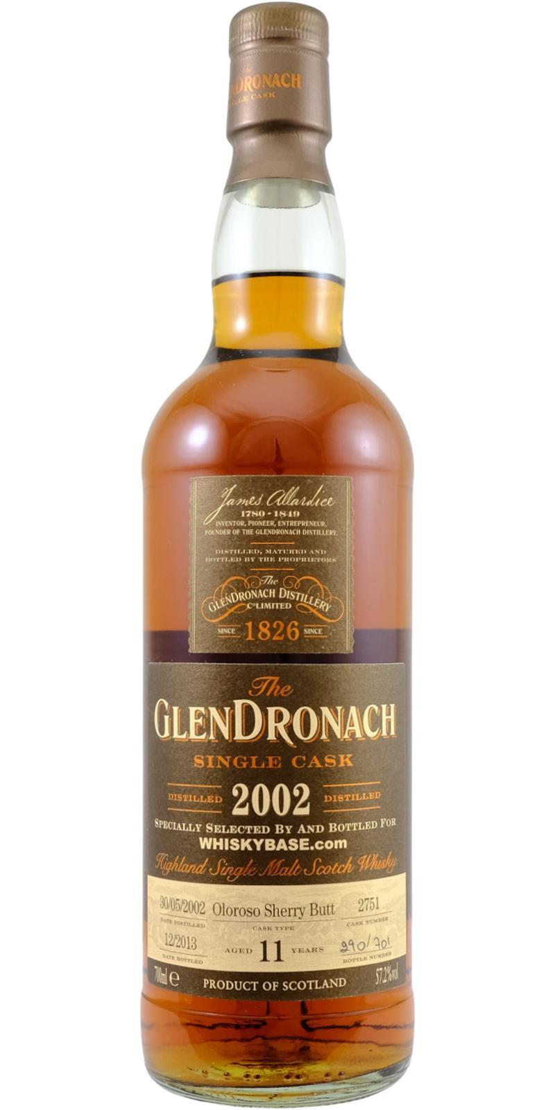 Glendronach 2002  Single Cask