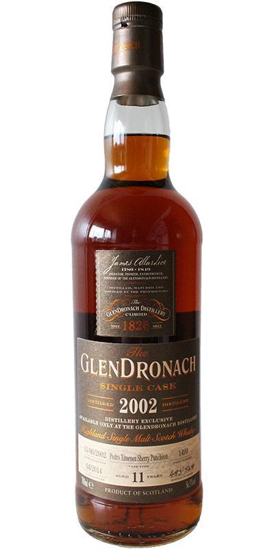 Glendronach 2002  Single Cask