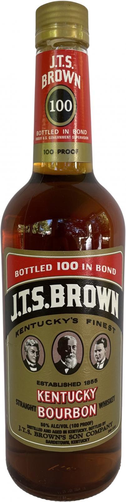 J.T.S. Brown Bottled 100 in bond