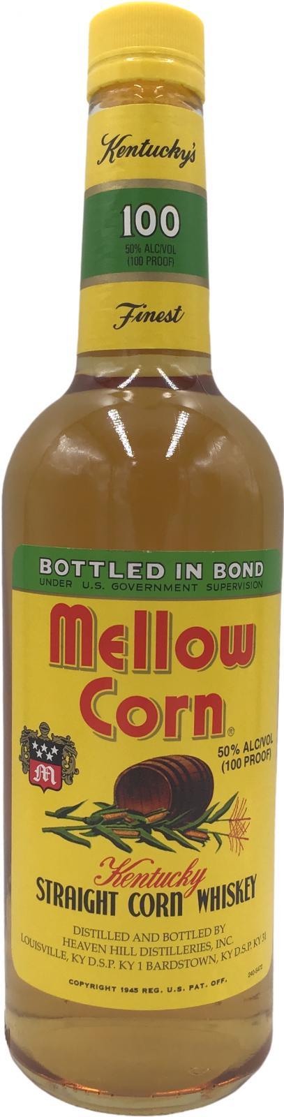 Mellow Corn Bottled in Bond  Kentucky Straight Corn Whiskey