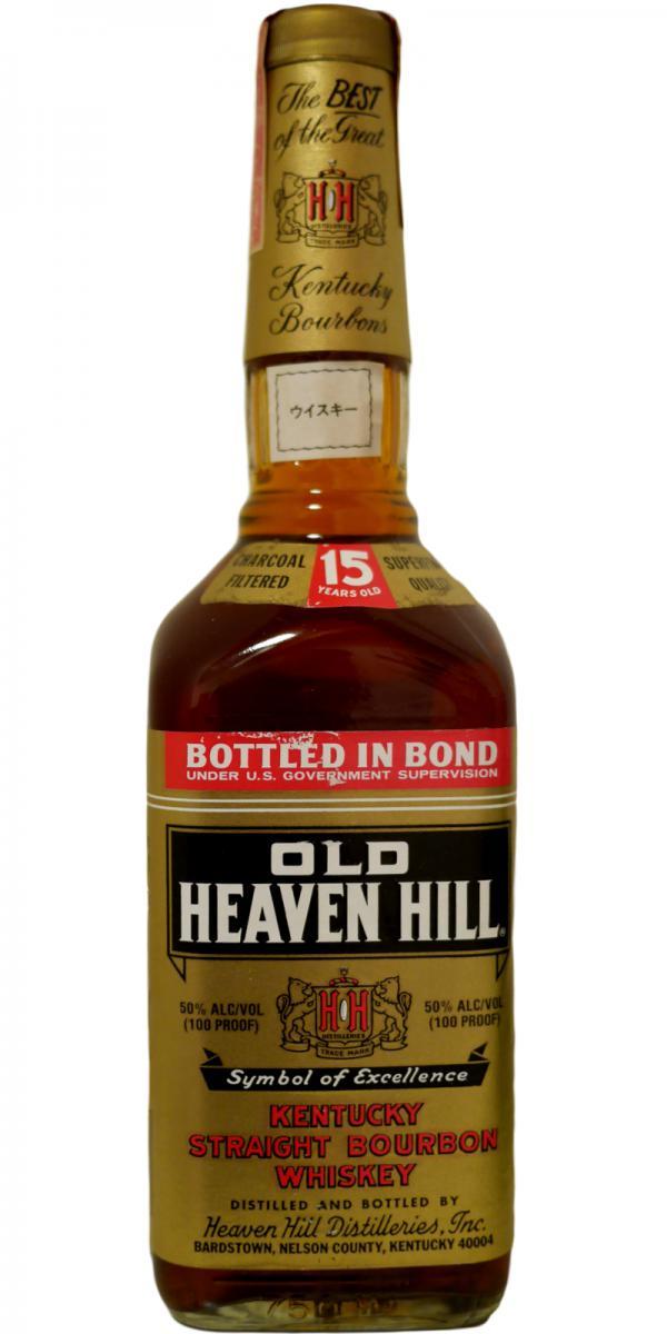 Old Heaven Hill 15-year-old  Bottled in Bond