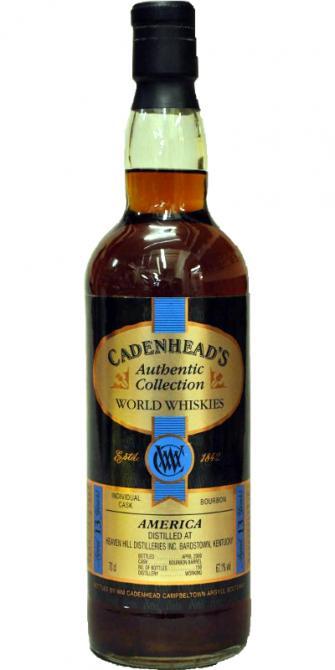 Heaven Hill 13-year-old CA  Authentic Collection - World Whiskies