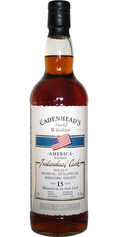 Heaven Hill 15-year-old CA  World Whiskies - Individual Cask