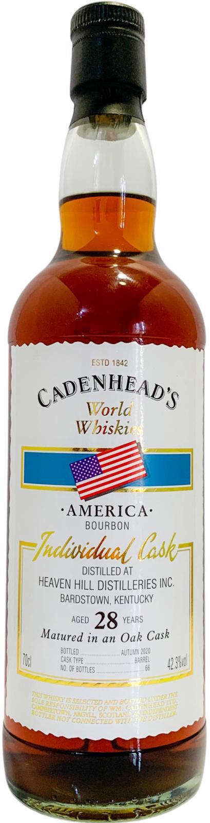 Heaven Hill 28-year-old CA  World Whiskies - Individual Cask