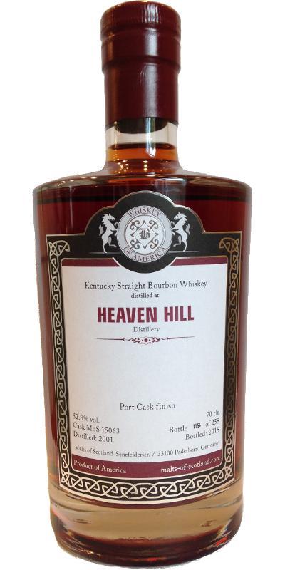 Heaven Hill 2001 MoS