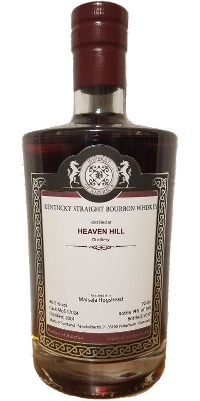 Heaven Hill 2001 MoS
