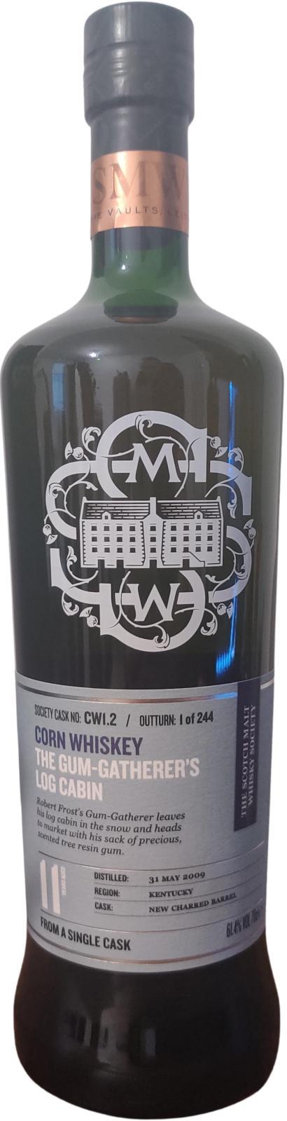 Corn Whiskey 2009 SMWS CW1.2  The Gum-Gatherer’s log cabin