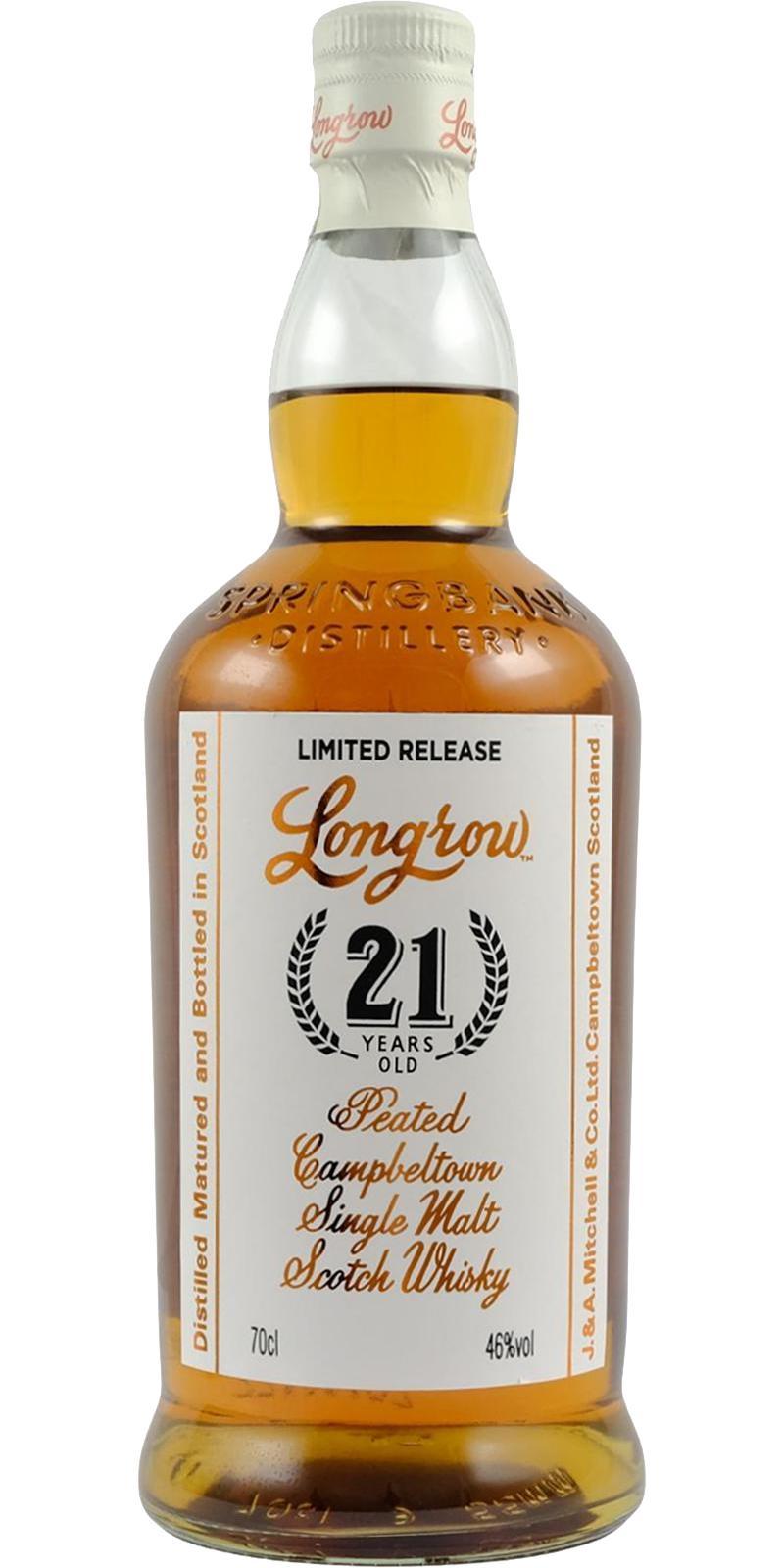 Longrow 21-year-old Limited Release