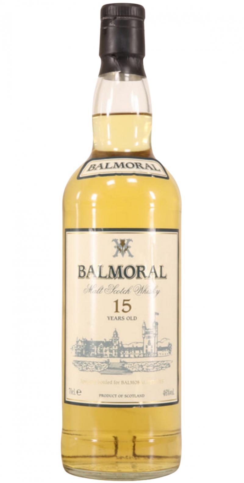 Balmoral 15-year-old Single Malt Scotch Whisky
