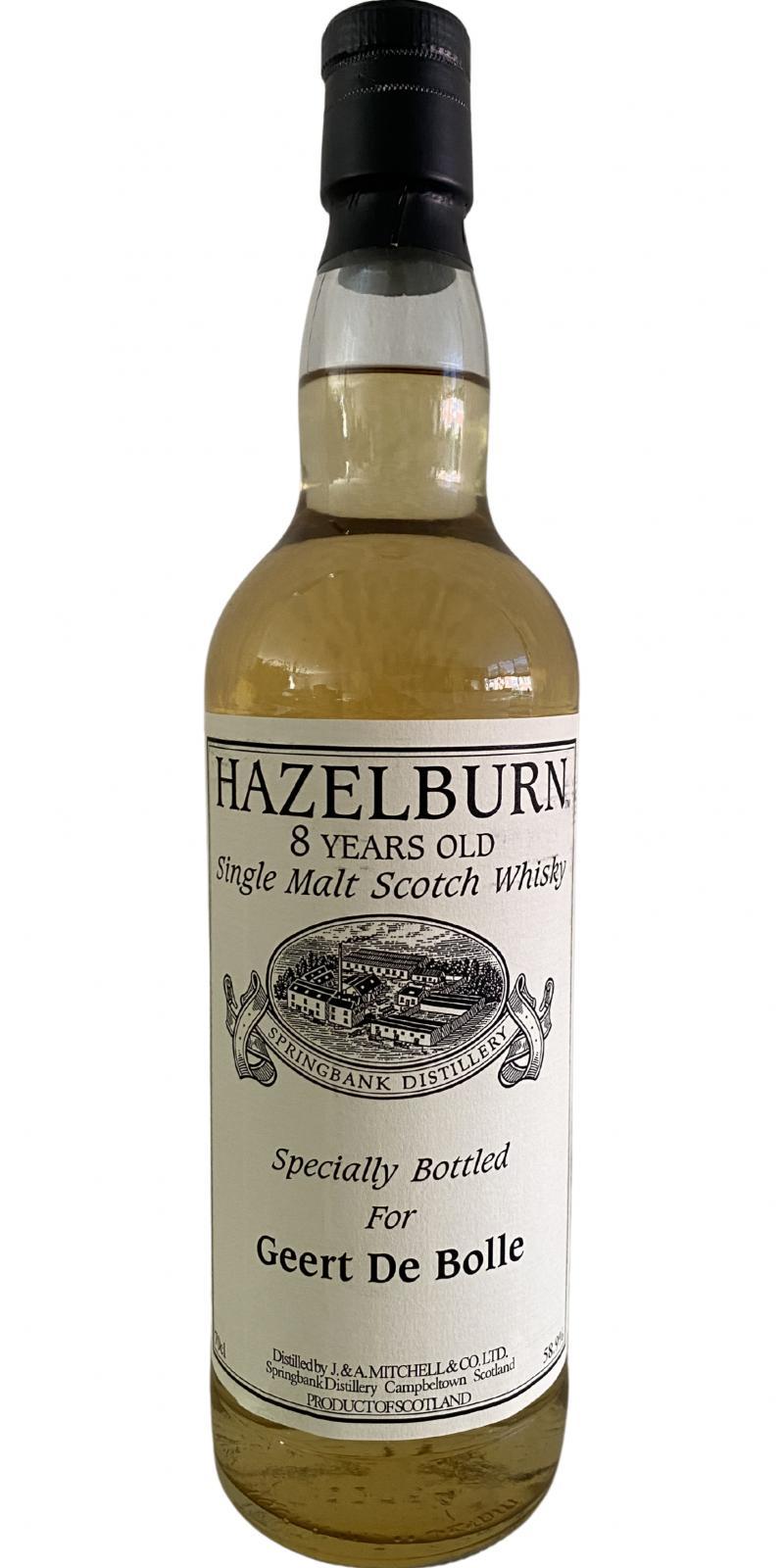 Hazelburn 08-year-old Private Bottling