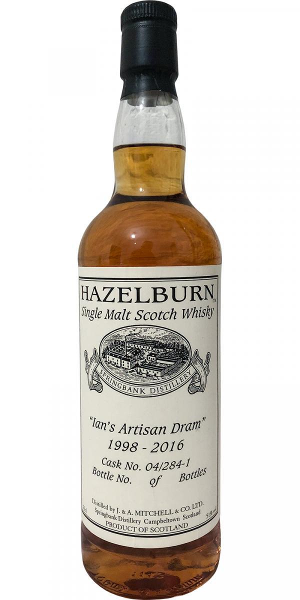 Hazelburn 1998 - Ian's Artisan Dram Private Bottling