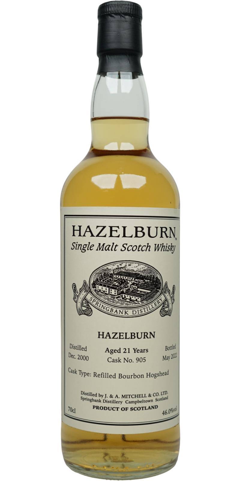 Hazelburn 2000 Private Bottling