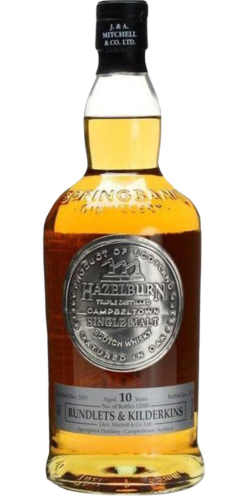 Hazelburn 2003 Rundlets & Kilderkins