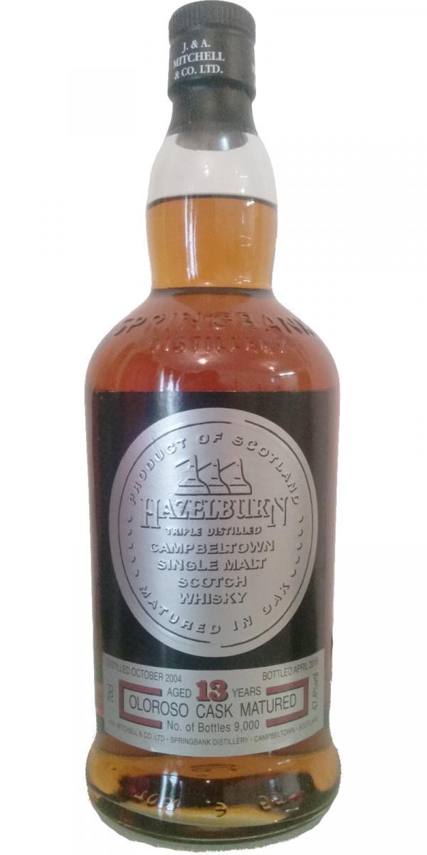 Hazelburn 2004 Oloroso Cask Matured