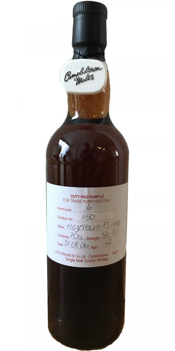 Hazelburn 2006 Duty Paid Sample - For Trade Purposes Only