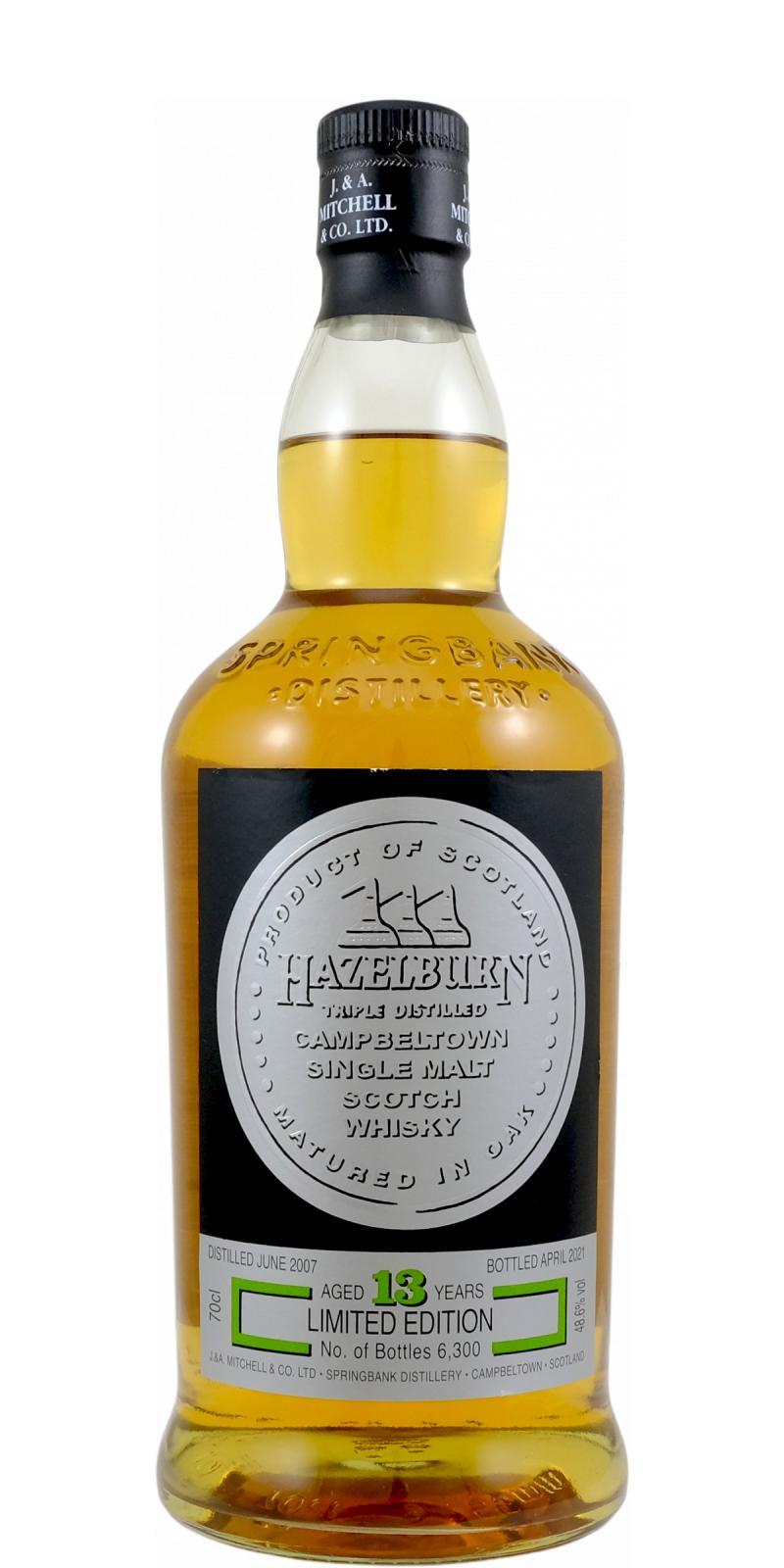 Hazelburn 2007 Limited Edition
