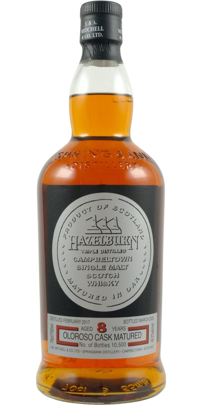 Hazelburn 2017 Oloroso Cask Matured