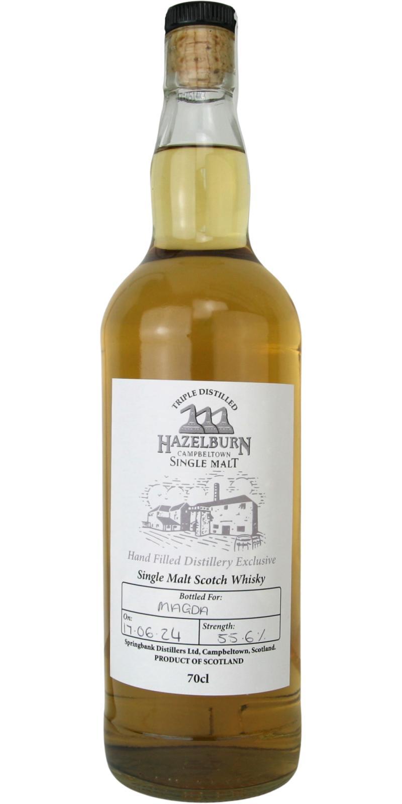 Hazelburn Hand Filled Distillery Exclusive