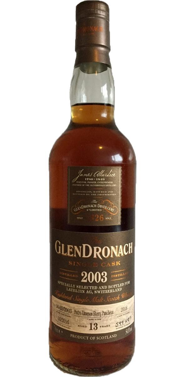 Glendronach 2003  Single Cask
