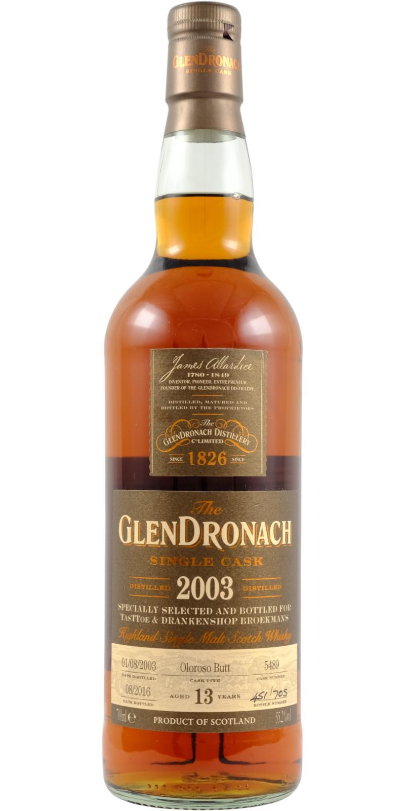 Glendronach 2003  Single Cask