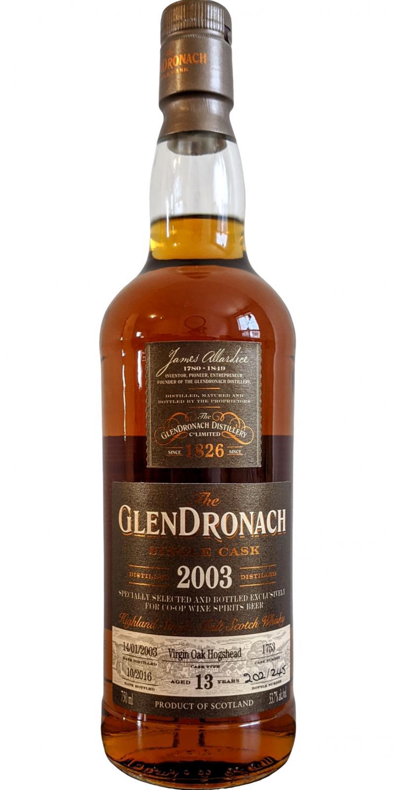 Glendronach 2003  Single Cask