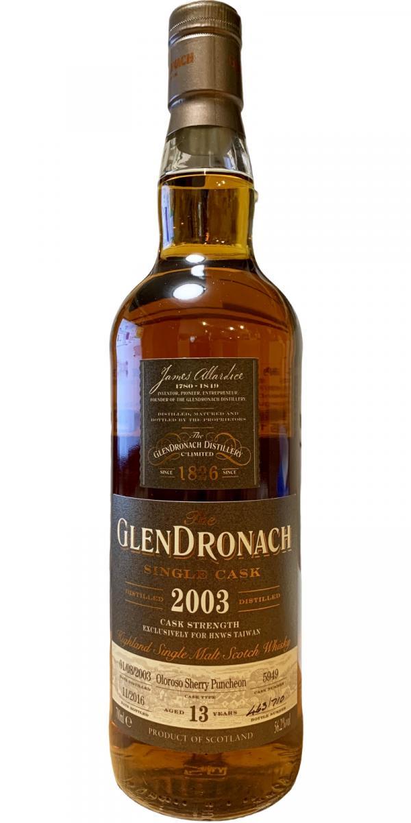 Glendronach 2003  Single Cask